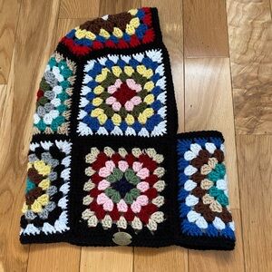 SALE ! Crochet Granny Square Balaclava Hat NWT!